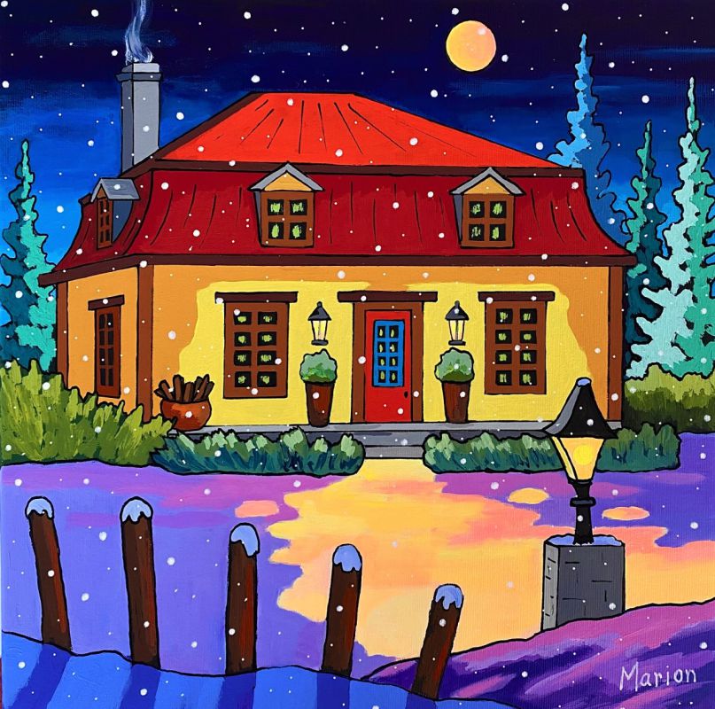 Moment tranquille 12x12