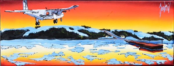 EN APPROCHE DE L'ILE AUX GRUES