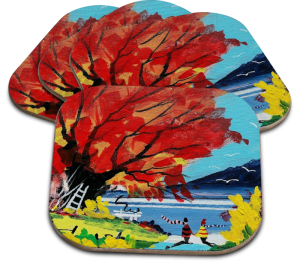 Sous-verre (#33) Sur la promenade