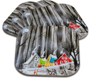 Sous-verre (#20) Je te donne mon coeur