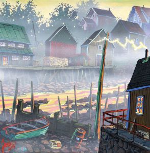 THERE IS A THICK HAZE OVER SEAL COVE