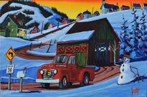 THE CHRISTMAS RED TRUCK