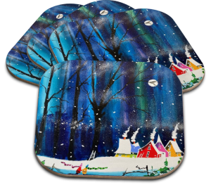 Sous-verre (#23) Sous le charme de la nuit