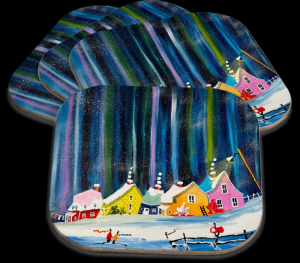 Sous-verre (#01) Seuls sur notre le de bonheur