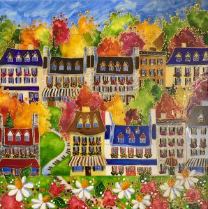 DES COULEURS MAGNIFIQUES.                             10 PO X 10 PO