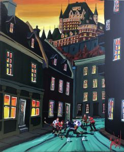 HOCKEY DANS LES RUES DE QUBEC
