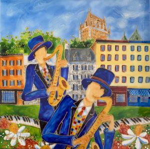 LE PETIT CHAMPLAIN EN MUSIQUE                                           10 PO X 10 PO