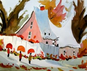 Le soleil sous les parapluies