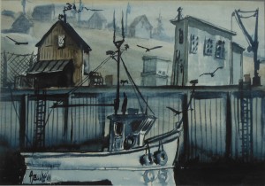 au quai a maree basse