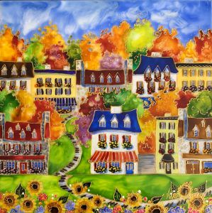VIVE L'AUTOMNE  QUBEC                                               10 PO X 10 PO