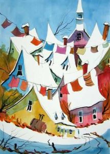 Deux cordes, un chat, un village