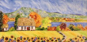 UN AUTOMNE BUCOLIQUE                                                      6 PO X 12 PO