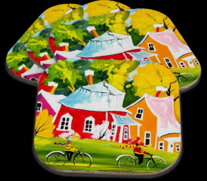 Sous-verre (#22) Rouler avec toi pour toujours