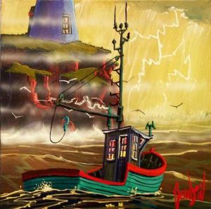 DEVANT UN RIDEAU DE PLUIE