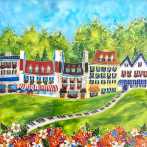 C'EST UN BEAU MATIN POUR VISITER                                          10 PO X 10 PO