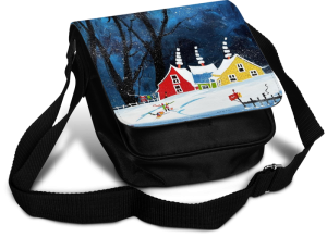 Sac bandoulire # 12 (Bouffe d'air en famille)