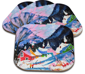 Sous-verre (#18) La joie d'un matin