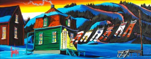 12" x 30" le grand blanchissage