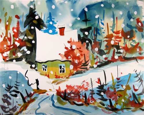 Le chalet jaune