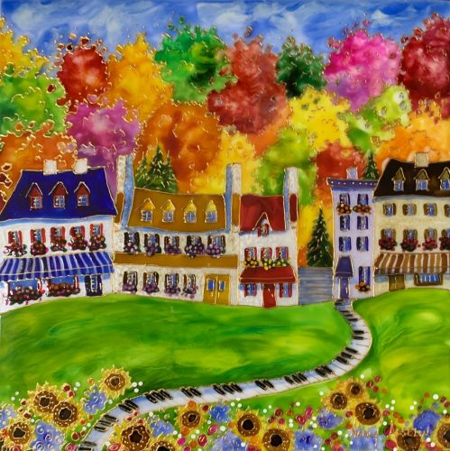 PROMENADE AUTOMNALE 10 IN X 10 IN