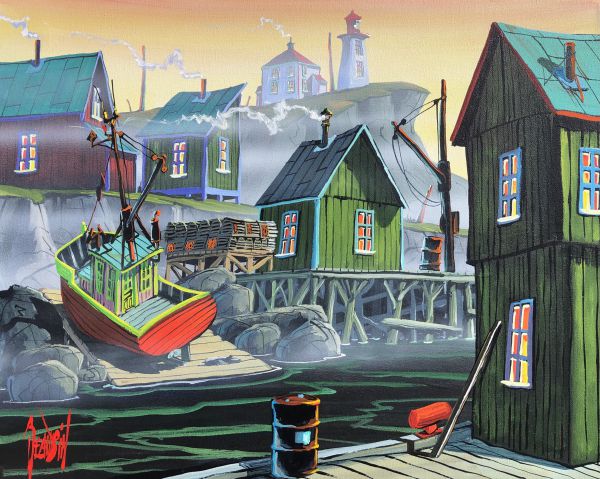 FOGGY HARBOUR