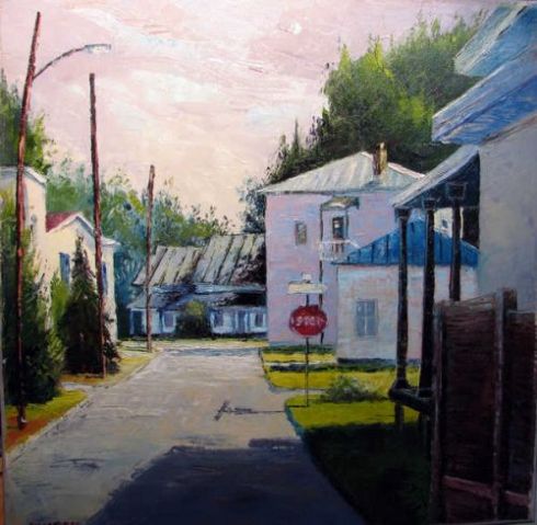 Rue ensoleillée