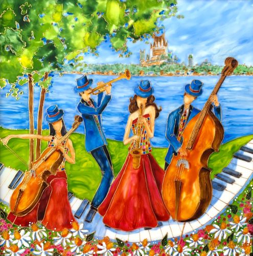 UNE MUSIQUE ESTIVALE                                                     12 PO X 12 PO