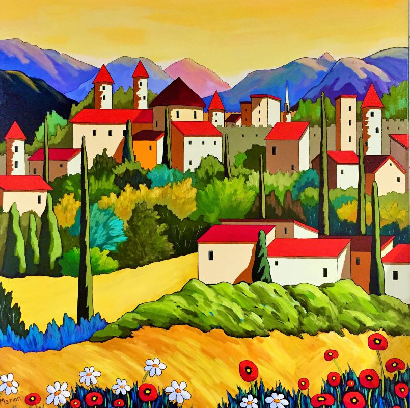 Au coeur de la vallée 40x40