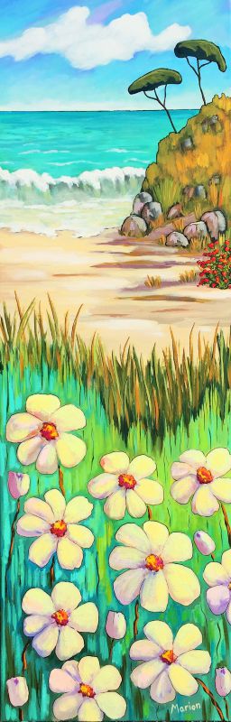 Fleurs côtières 12x36