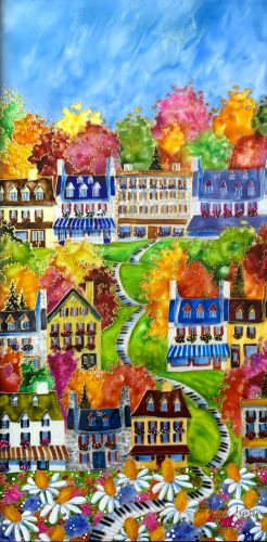 QUÉBEC TRÈS COLORÉ                                                                20 IN X 10 IN