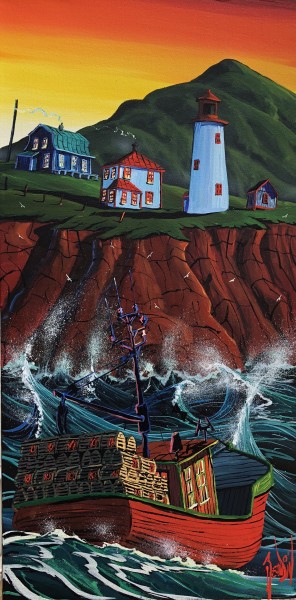LA MISE À L'EAU DES CAGES