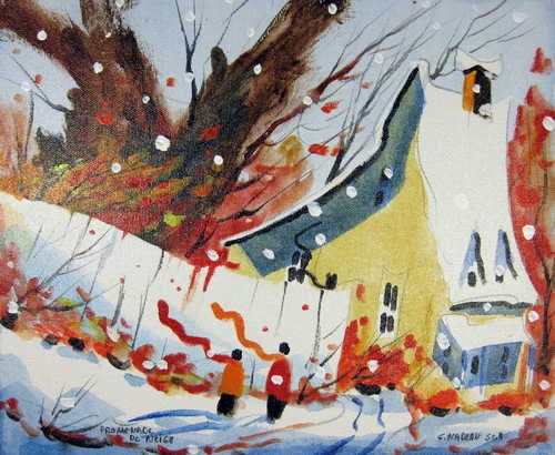 Promenade de neige