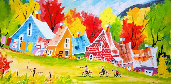 On se fabrique de la joie 18" x 36"