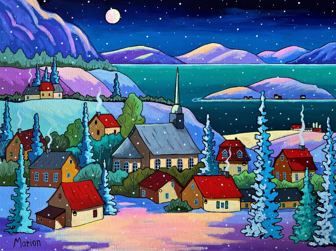 Hiver blanc 16x16