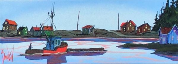 8"-15" ACRYLIQUE SUR CANVAS