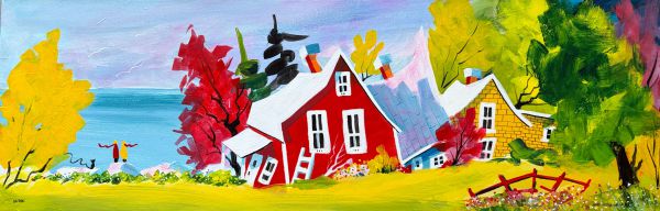 Notre village sur la mer