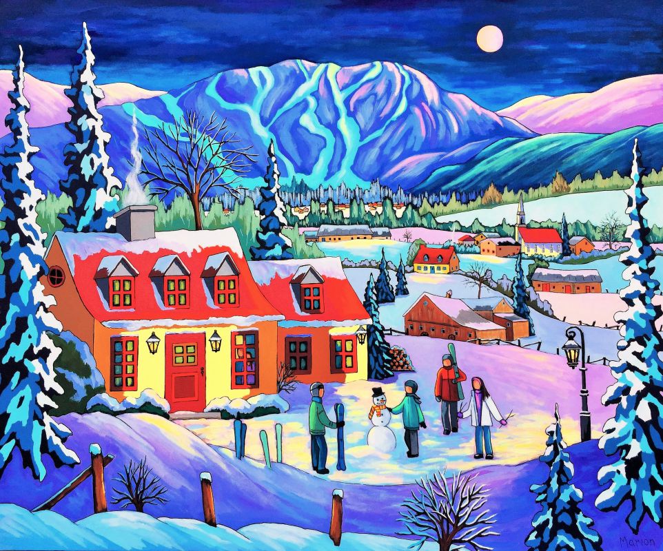 Winter pleasures 30x36