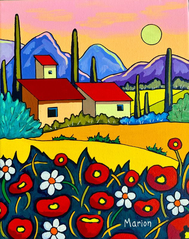 Soleil brulant 8 x 10