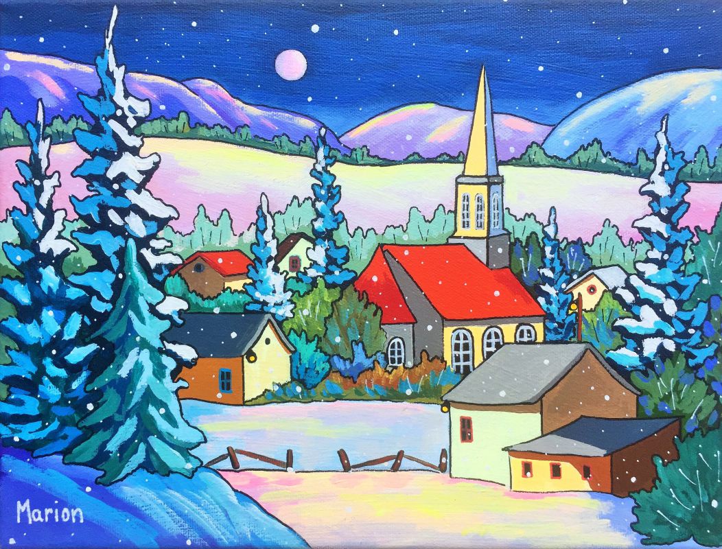 Small town 9x12
