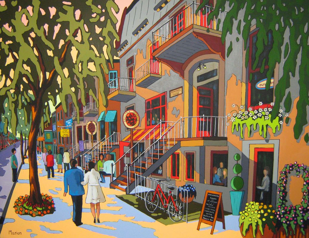 Urban atmosphere 36x48