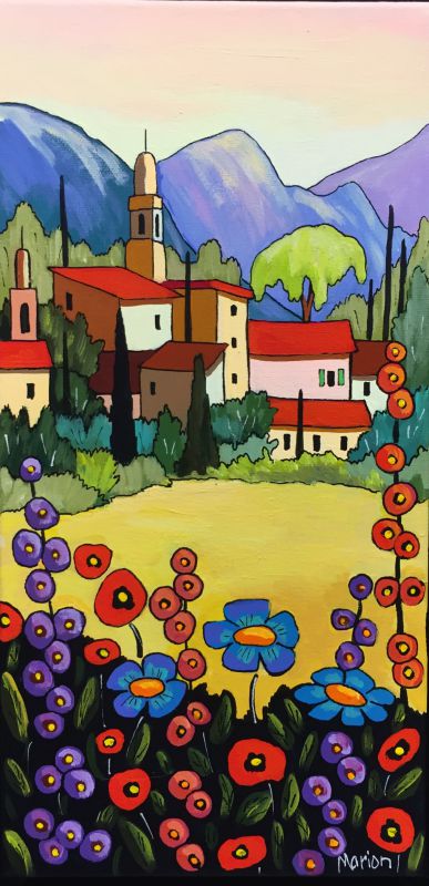 Petit soleil de Toscane 8x16