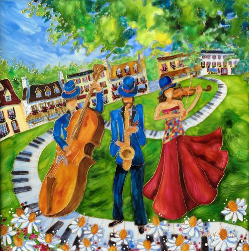 SUR UN AIR JOYEUX. 12 IN X 12 IN