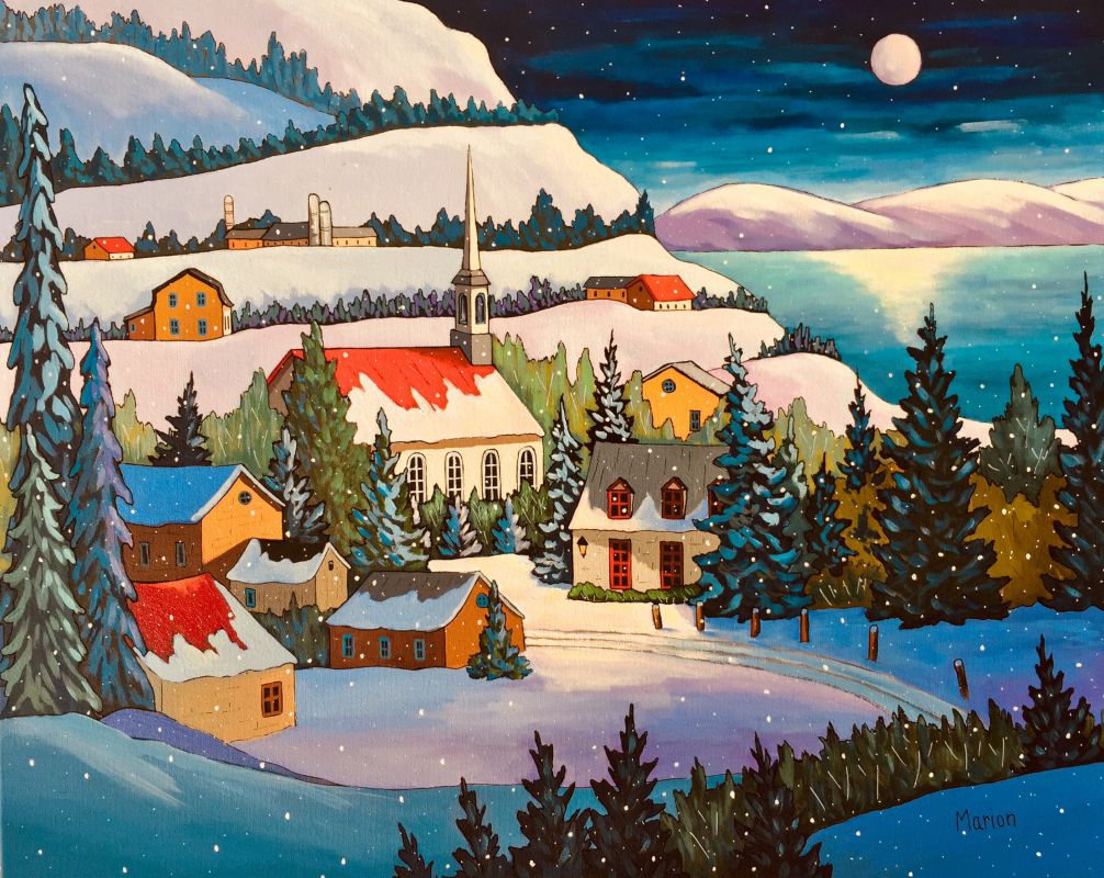 Full moon 24x30