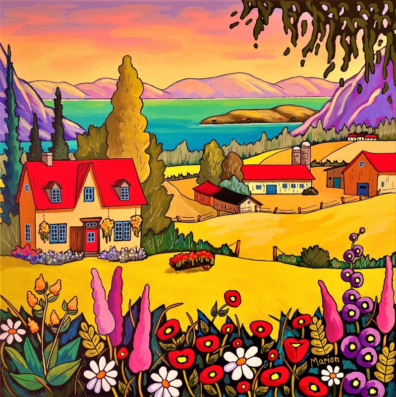 Paradis en campagne 16 x 16
