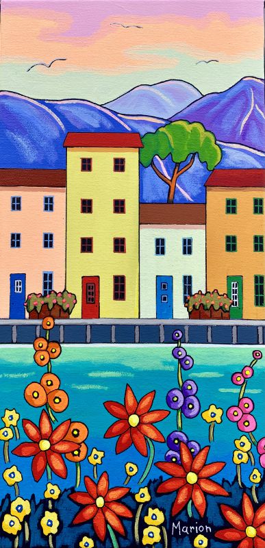 Éclosion urbaine 8x16-disponible a Fallen Leaf Art Gallery, Canmore