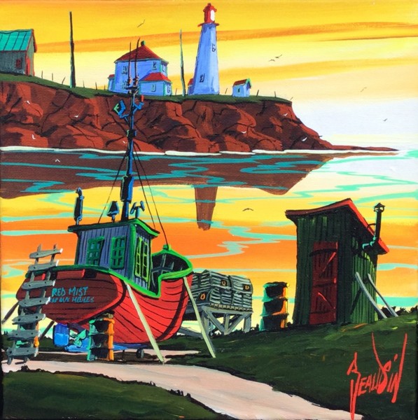 8"-15" ACRYLIQUE SUR CANVAS