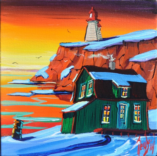 Winter sunset