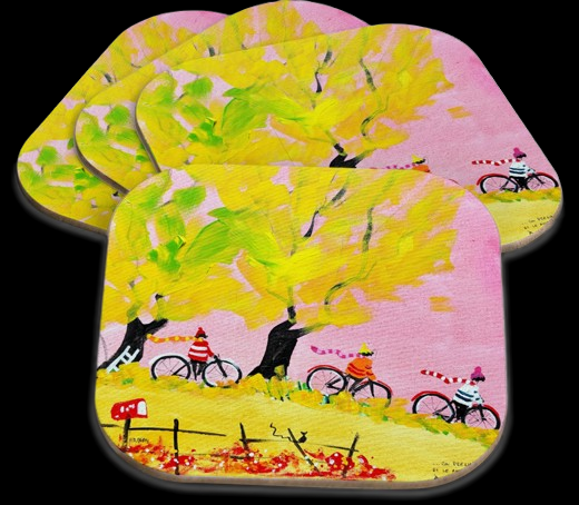 Sous-verre (#42) On prenait nos vélos et le monde s'ouvrait à nous