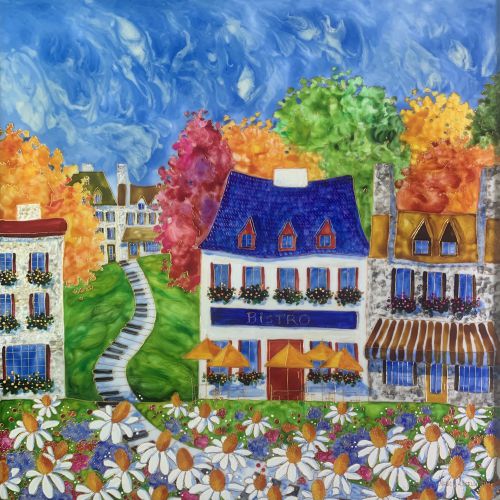 UN MATIN MAGNIFIQUE. 24 IN X 24 IN