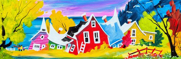 Notre village sur la mer